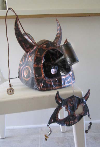 Reid's Steampunk Helmut with Mechanical Mask