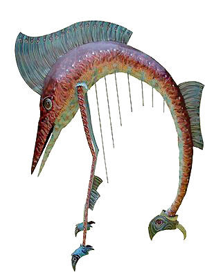 Musical High-Heeled Swordfish Harp